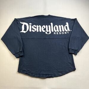 Disneyland Spirit Jersey Shirt Adult Small Black Disney Parks Resort Long Sleeve